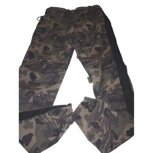 Camouflage Pants Womens Size M Joggers Olive Cargo New Tags Belted American Bazi